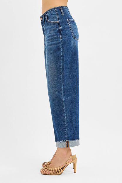 Harley Cuffed Barrel Jeans