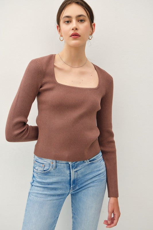 Cocoa Knit Top