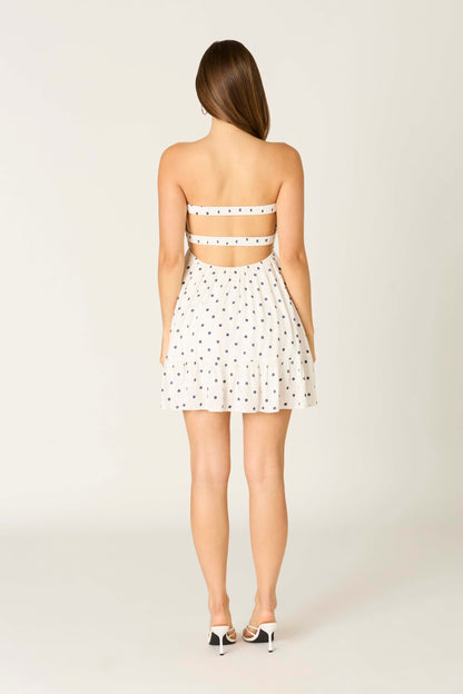 Andrea Polka Dot Mini Dress