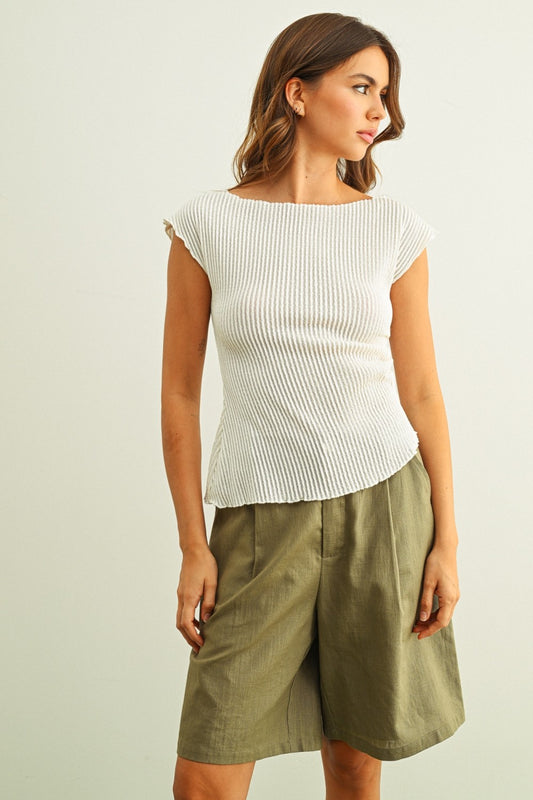 Grazia Ribbed Top