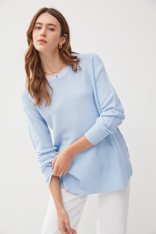 Hailey Blue Sweater