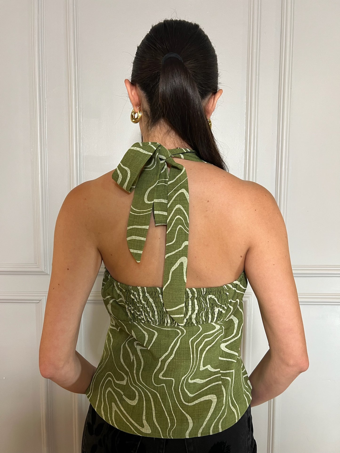 Evergreen Halter Top