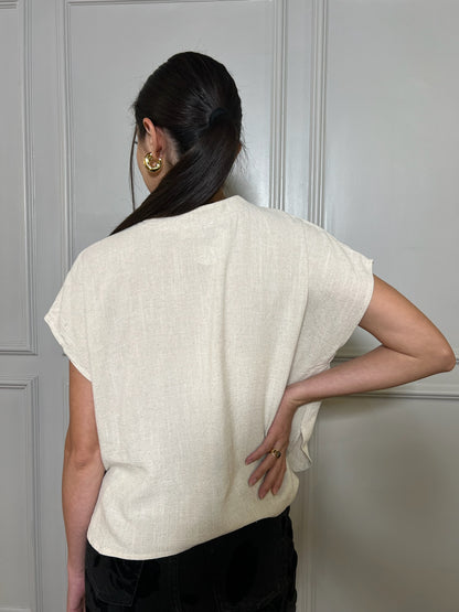 Laura Linen Blouse
