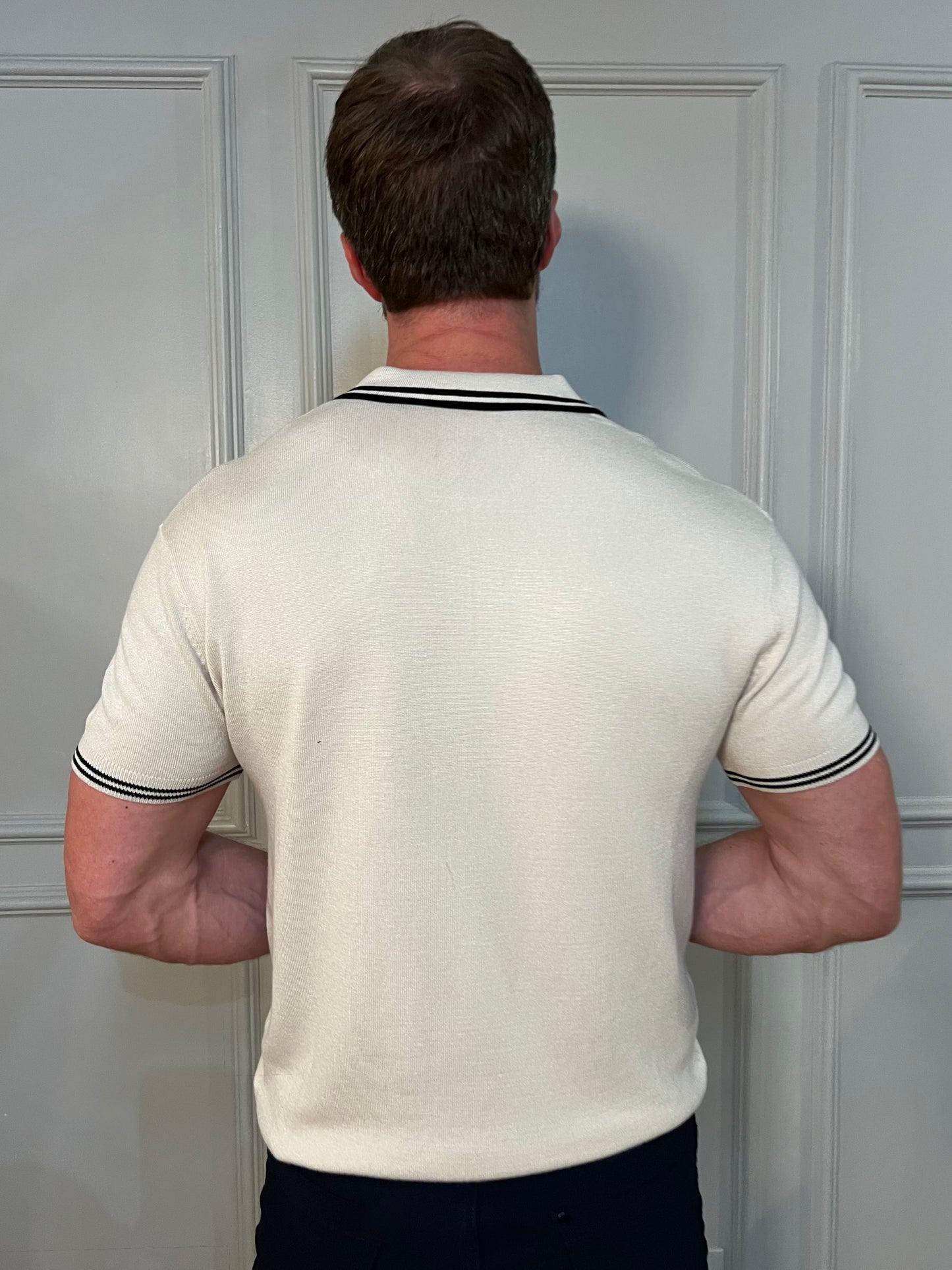 Classic Fit Polo- Stone