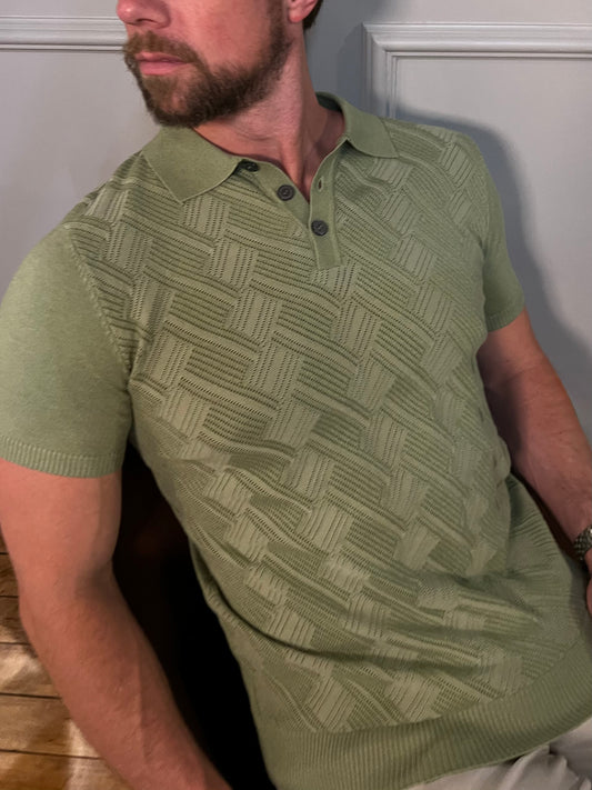 Jimmy Knit Polo- Green