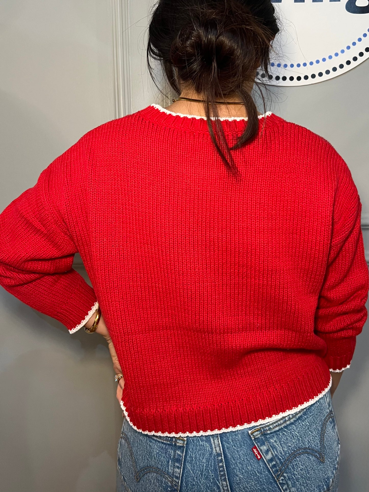 Snowflake Knit Sweater