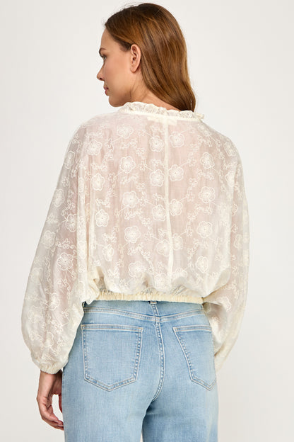 Lillian Embroidered Blouse