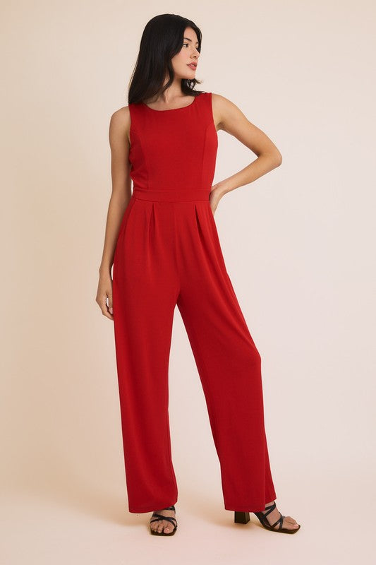 Jazmine Cherry Jumpsuit