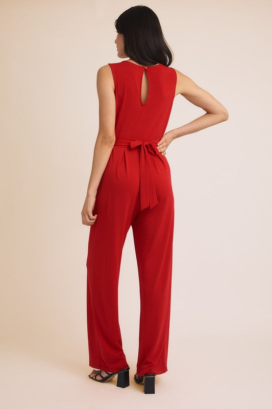 Jazmine Cherry Jumpsuit