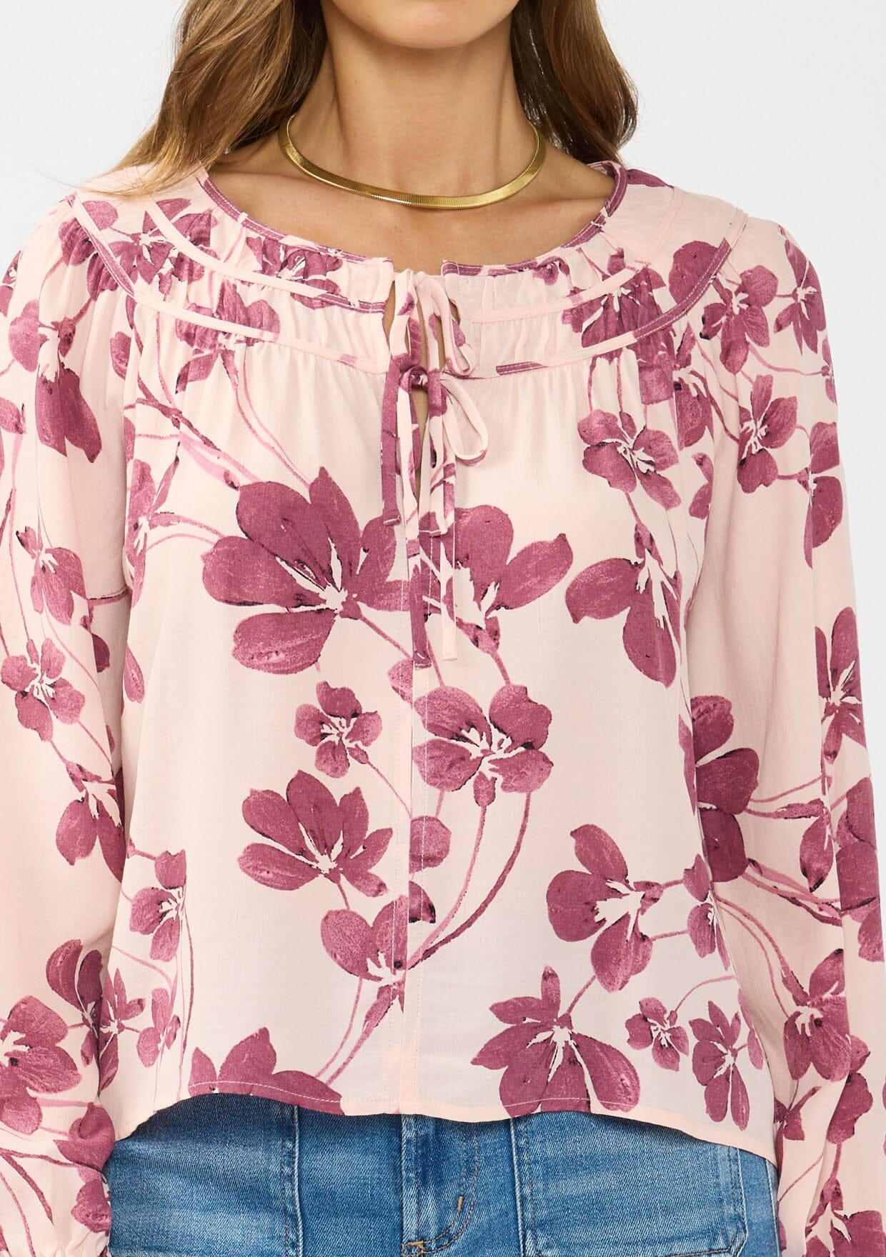 Dalia Longsleeve Floral Blouse