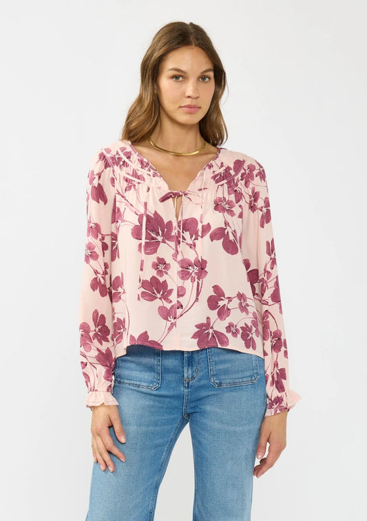 Dalia Longsleeve Floral Blouse