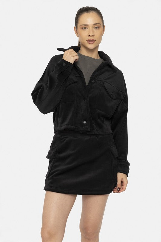 Madison Black Corduroy Jacket