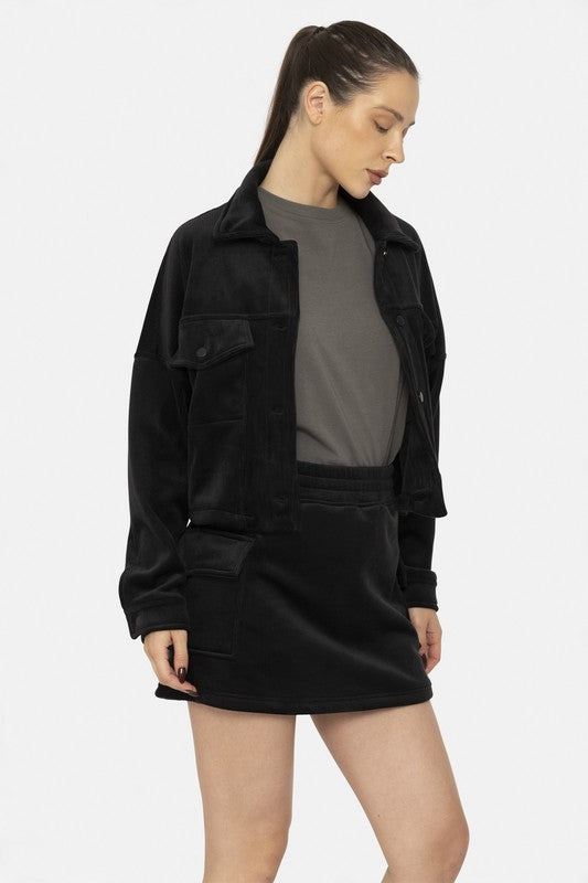Madison Black Corduroy Jacket