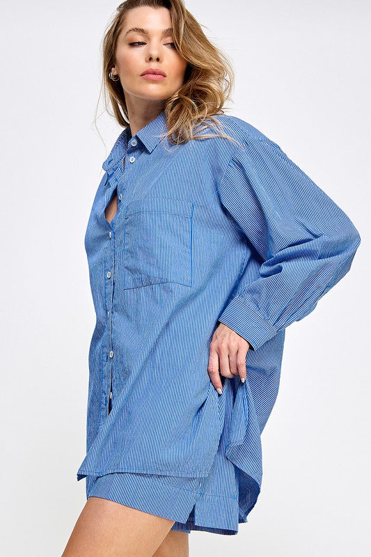 Mazy Button Down