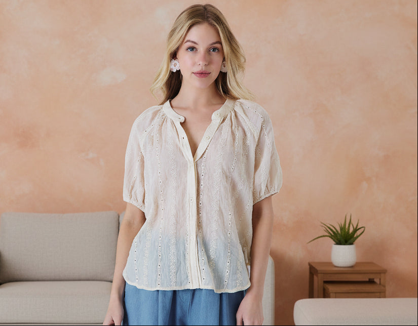 Paige Embroidered Blouse