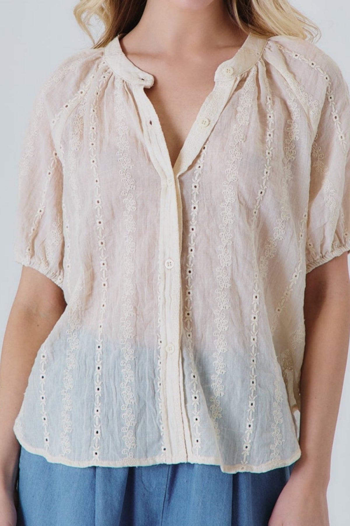 Paige Embroidered Blouse