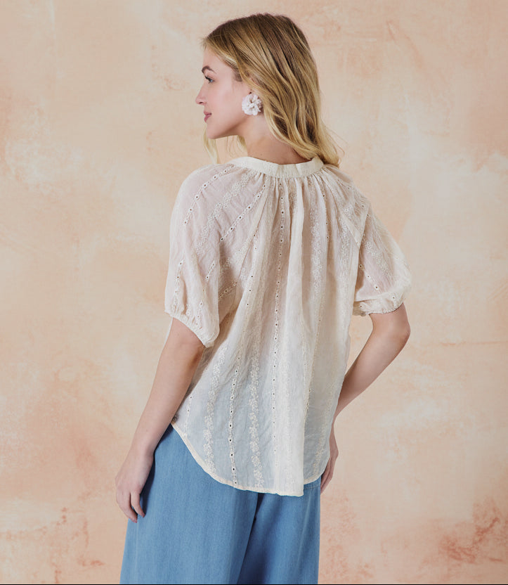Paige Embroidered Blouse