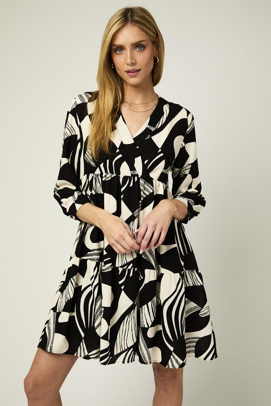 Paros Abstract Dress