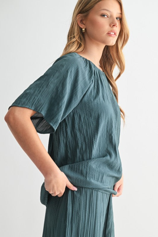 Penelope Crinkle Top