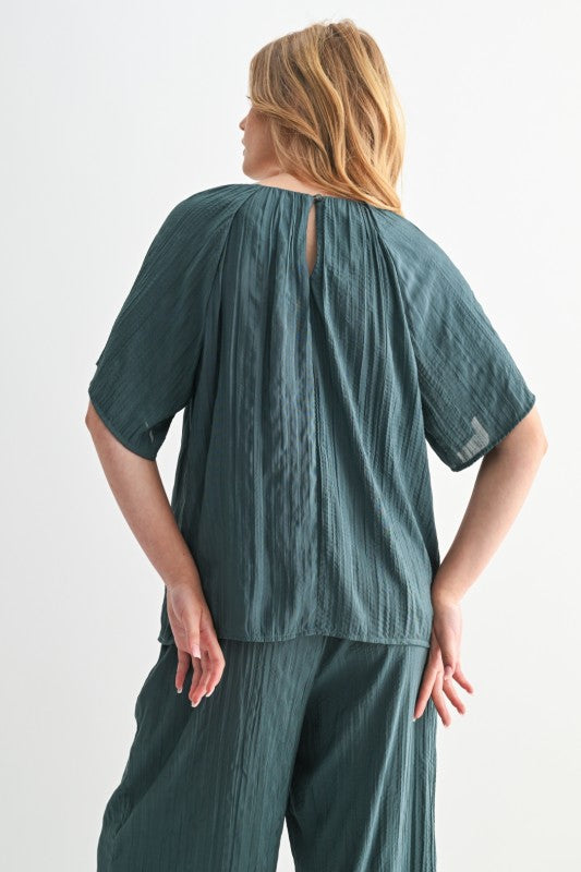 Penelope Crinkle Top
