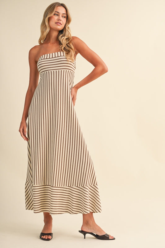 Sophia Strapless Midi Dress