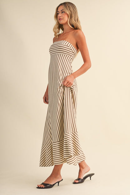 Sophia Strapless Midi Dress