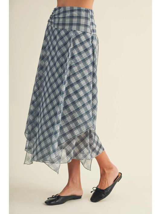 Lovely Plaid Skirt