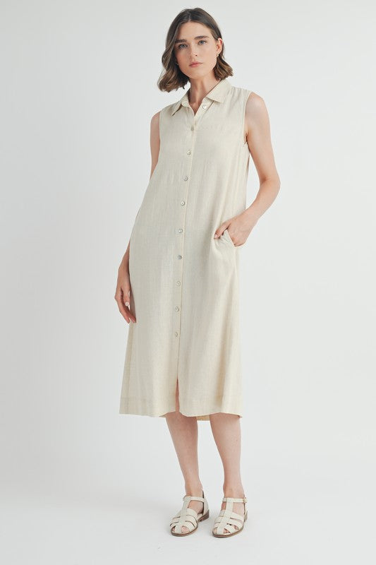 Ronnie Linen Dress