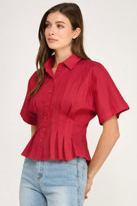 Senara Pleated Shirt