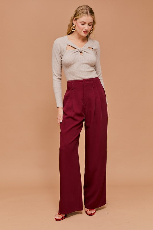 Serina Wine Pants