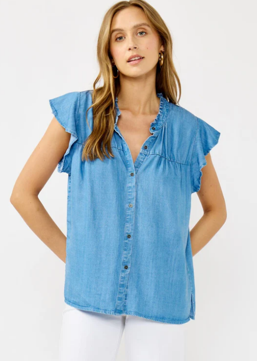 Billie Denim Top