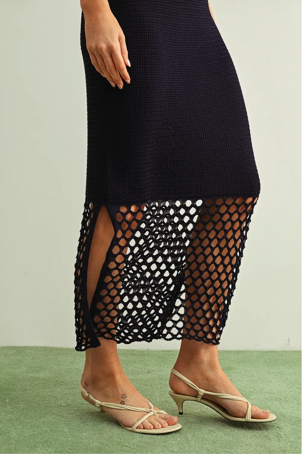 Twilight Tide Knitted Dress