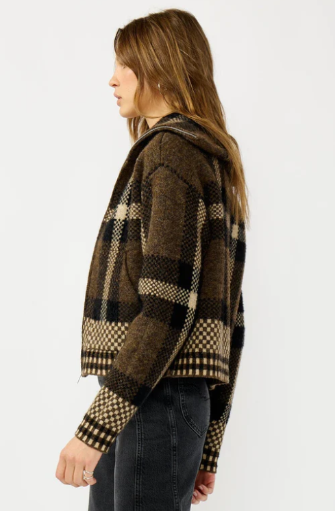 Angela Plaid Jacket