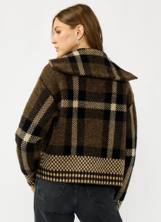 Angela Plaid Jacket