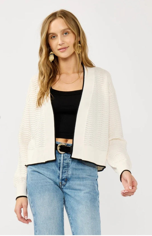 Salem Pointelle Cardigan
