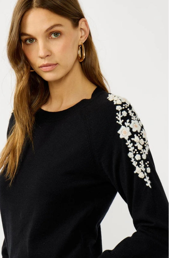 Flora Embroidered Sweater