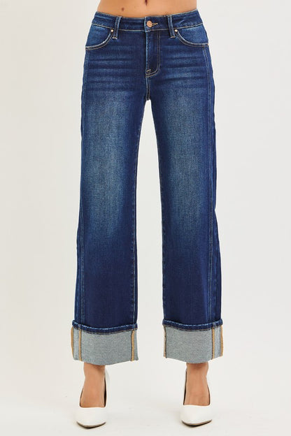 Ventura Cuffed Straight Jeans