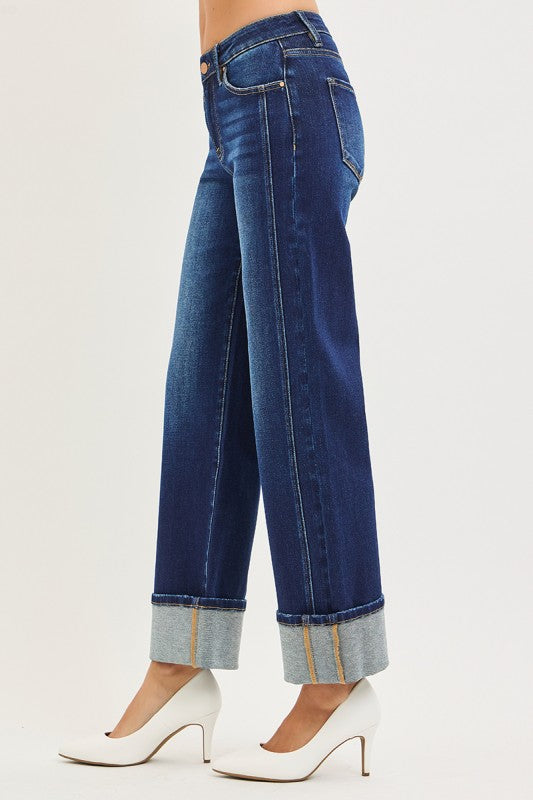 Ventura Cuffed Straight Jeans