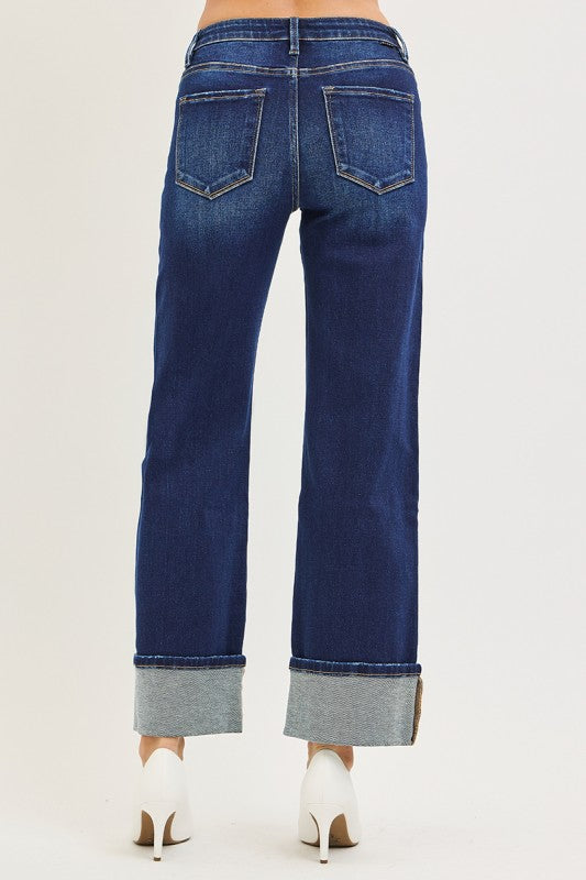 Ventura Cuffed Straight Jeans