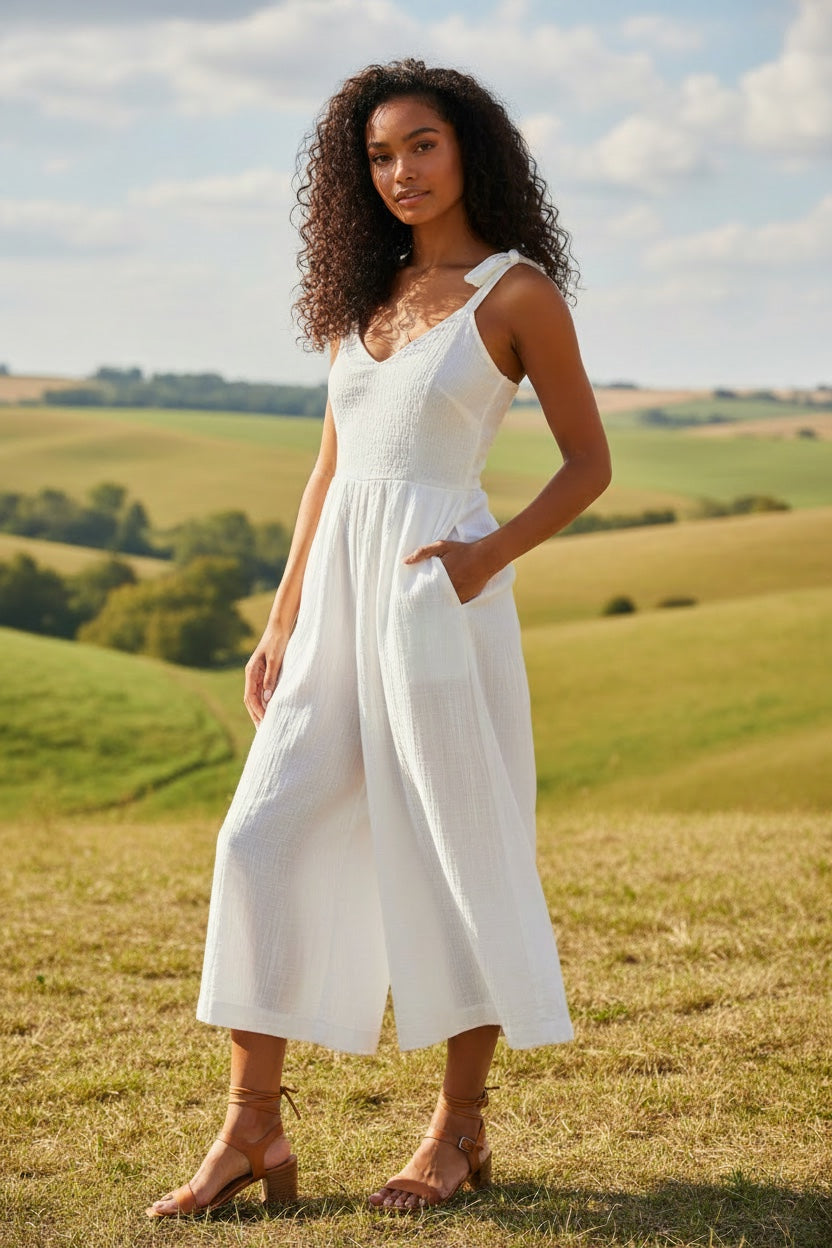 Colette Pleated Jumpsuit