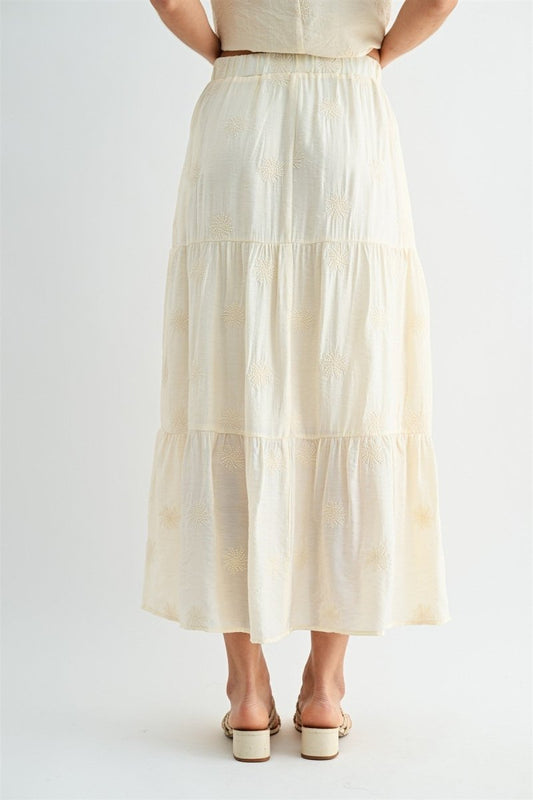Afternoon Picnic Maxi Skirt - The Giving