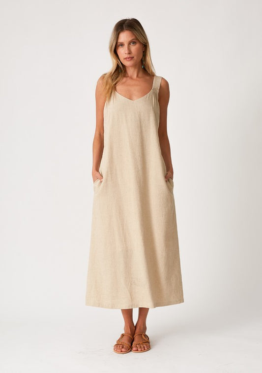 Ashlyn Linen Dress