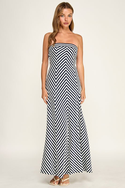 Balboa Stripe Dress - The Giving