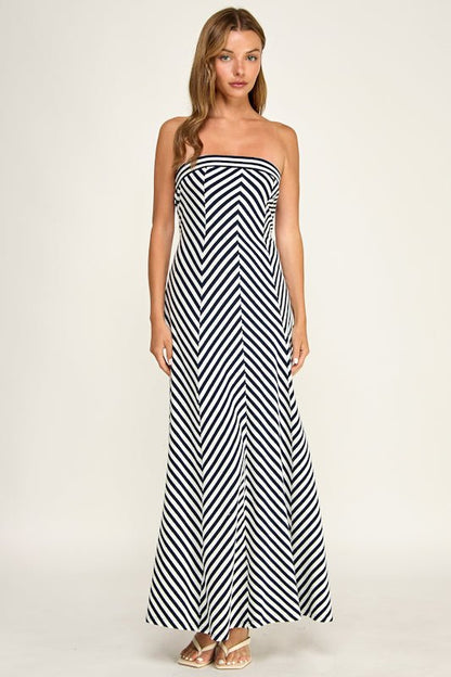 Balboa Stripe Dress - The Giving