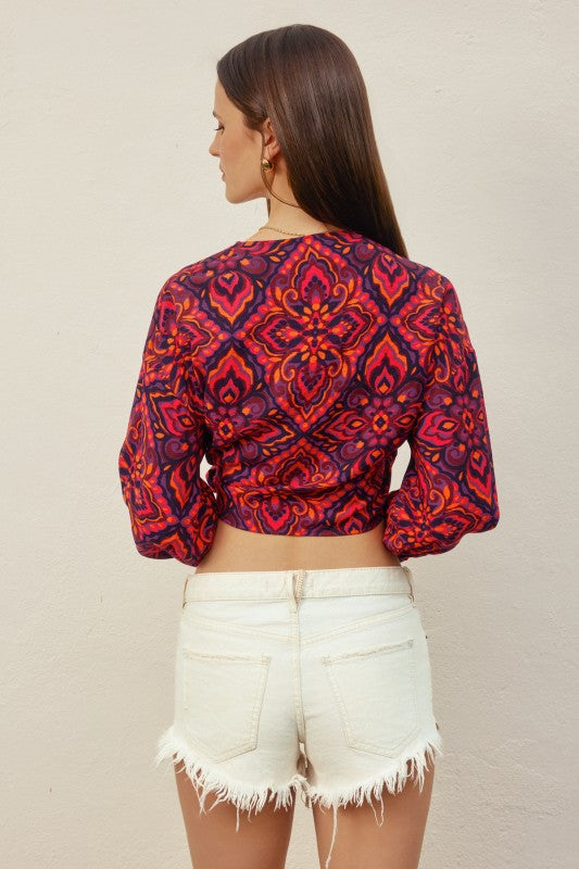 Beso Wrap Top