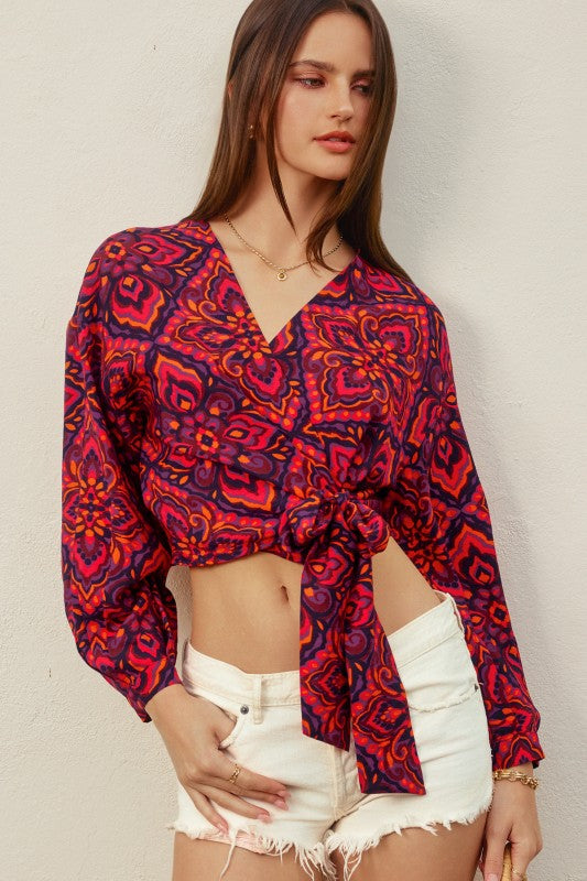 Beso Wrap Top