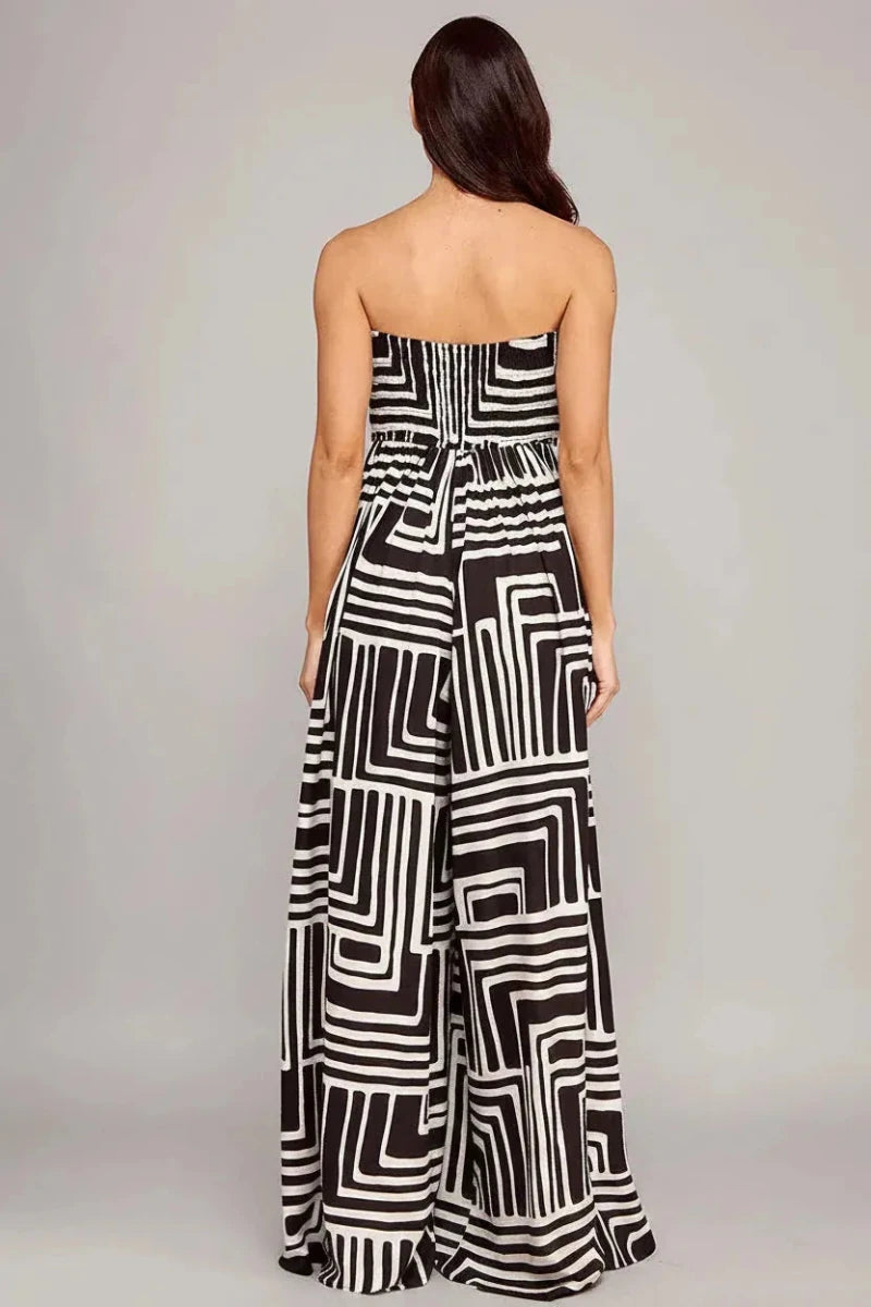 Carrington Smocked Jumpsuit - The Giving
