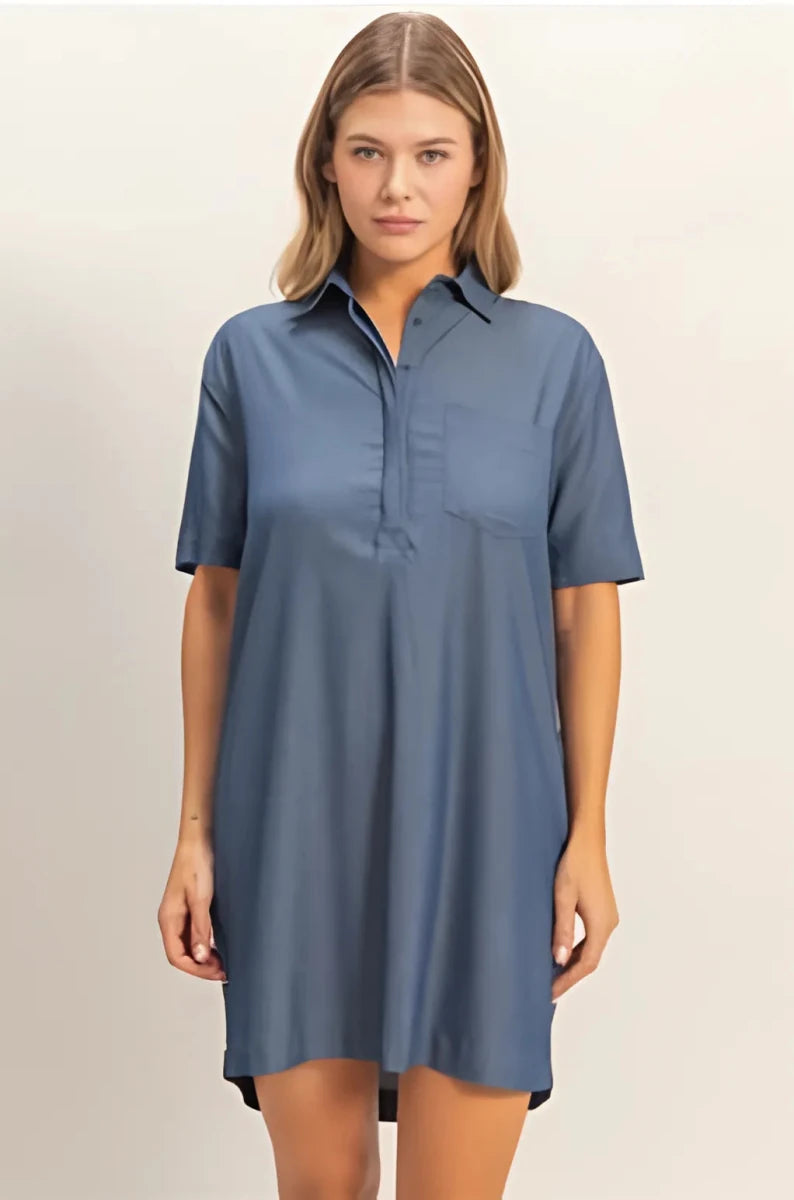 Casual Short Sleeve Dress - The Giving