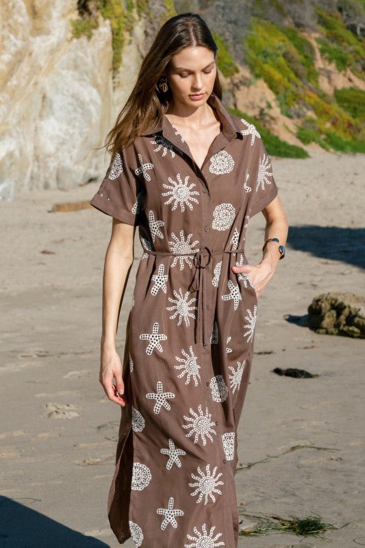 Chocolate Shell Dress - The Giving