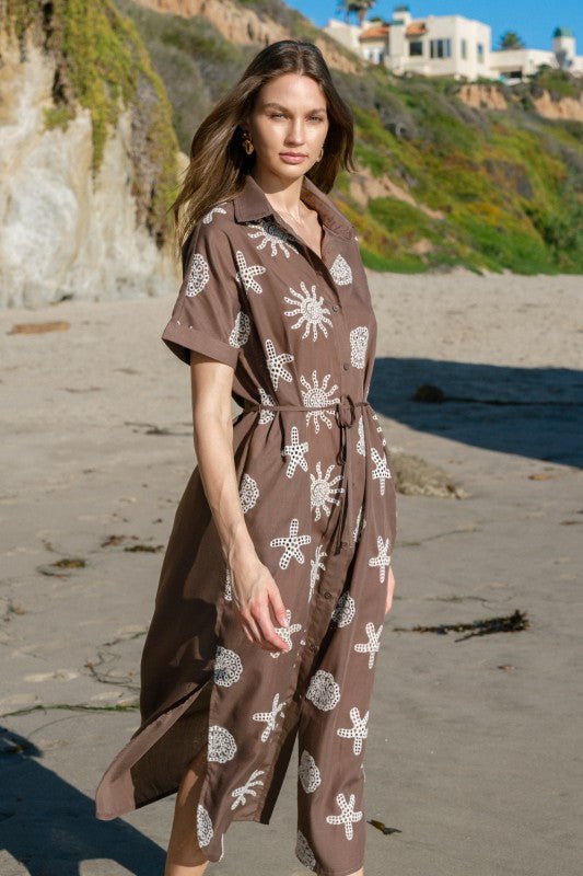 Chocolate Shell Dress - The Giving